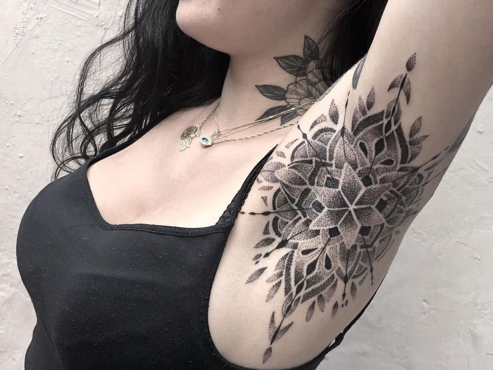 cute tattoo idea flowers