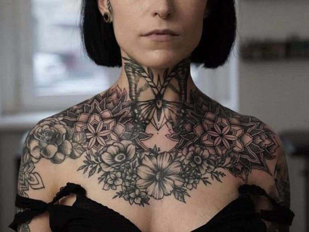 filled tattoo shoulders